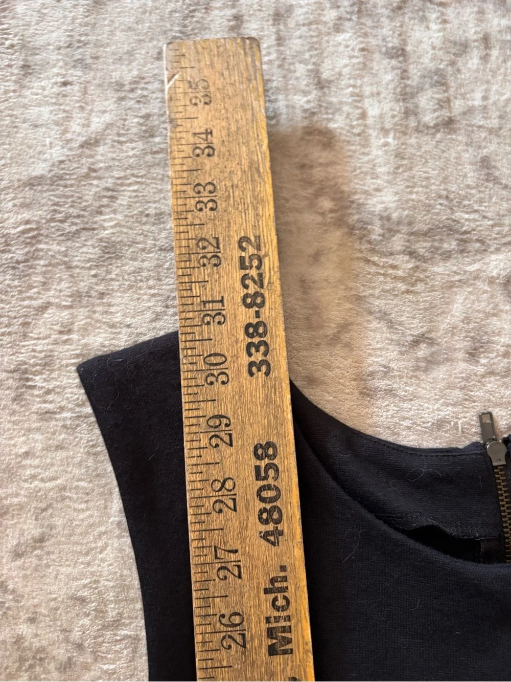 Free People Black Sleeveless Fit-and-Flare Mini Dress